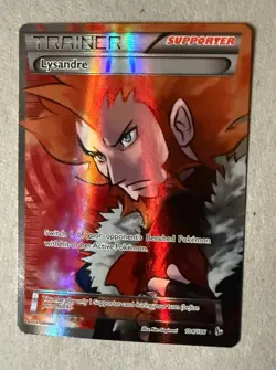 Pokemon Lysandre 104/106 Full Art Holo Trainer Supporter TCG Card - Image 1