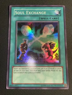 Yugioh Soul Exchange SDY-041 Super Rare Unlimited Edition LP - Image 1