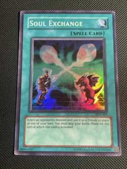 Yugioh Soul Exchange SDY-041 Super Rare Unlimited Edition LP - Image 2