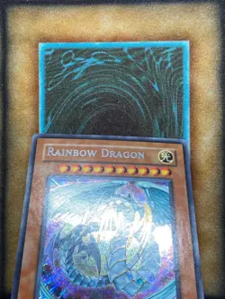 Yugioh Rainbow Dragon TAEV-EN006 Secret Rare 1st Ed VLP - Image 2