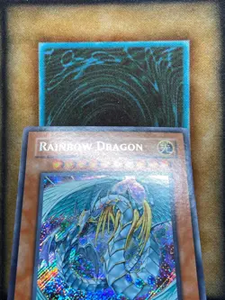 Yugioh Rainbow Dragon TAEV-EN006 Secret Rare 1st Ed VLP - Image 3