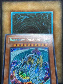 Yugioh Rainbow Dragon TAEV-EN006 Secret Rare 1st Ed VLP - Image 4
