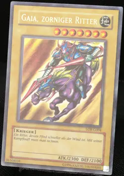 Yu-Gi-Oh! Gaia, Zorniger Ritter LOB-G004 Ultra Rare [LP] Fierce Knight | DE 2002 - Image 3