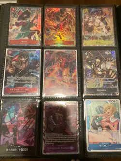 One Piece TCG Foil Lot of 9 including SR, Alternate, Parallel and Promos - Image 2