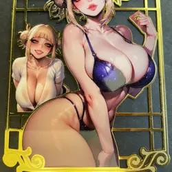 Goddess Story Gold METAL Card Maiden Party Serial Number #023/100! Toga Anime - Image 3