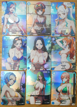 Nami Boa Robin Rebecca CUSTOM Card One Piece Anime Waifu Goddess Story Douji - Image 1