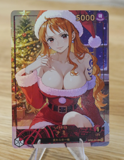 Nami UTA Reiju CUSTOM Card One Piece Anime Waifu Goddess Story Doujin Sexy Hot - Image 5