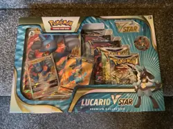 Pokemon Lucario VSTAR Premium Collection Box : New & Sealed : TCG Cards - Image 1