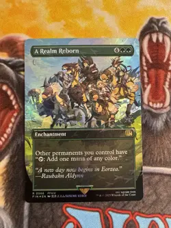 MTG English A Realm Reborn (Borderless) (Chocobo Track Foil) NM Foil - Image 1