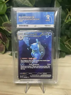 ACE 9 Blastoise ex 200/165 Special Illustration Rare Pokemon 151 Card - Image 2
