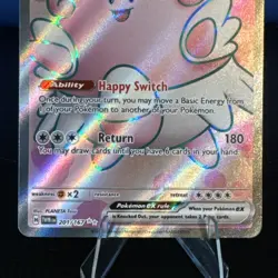 Pokemon TCG Blissey EX Twilight Masquerade Holo Super Rare Card 201/167 - Image 2