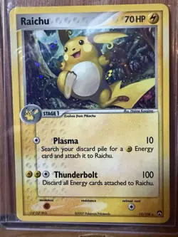 Pokemon Raichu Power Keepers Holo Rare 12/108 70 HP Stage 1 Card Pokemon TCG - Image 1
