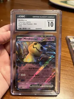 Pokemon Mimikyu ex Black Star Promo Holo EX CGC 10 Card 004 (2023) - Image 1