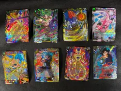 Dragon Ball Super Card Game Super Rare SR Lot Gold Foil Lot Of 8 7, 8 Energy DBZ - Image 1
