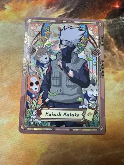 Kakashi Matake Naruto Kayou Card - Rare Stained Glass NRSA01-SP-004L5 NM / MINT - Image 3