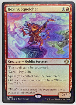 MTG Lorwyn Eclipsed Hexing Squelcher - Foil - English - Image 1