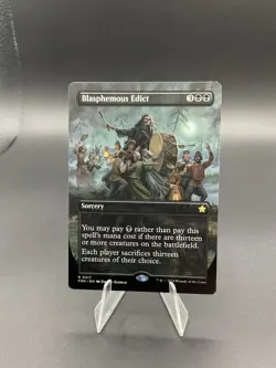 Blasphemous Edict (Borderless) Foundations Regular MTG 0317 - Image 1