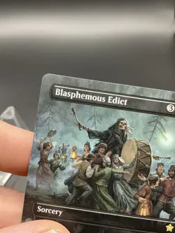 Blasphemous Edict (Borderless) Foundations Regular MTG 0317 - Image 3
