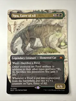 Ygra, Eater of All (Borderless) Bloomburrow Regular - Image 1