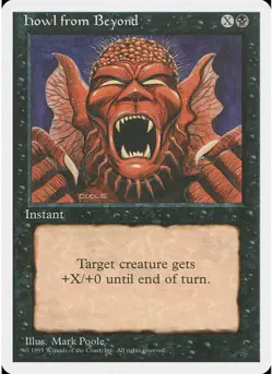 Howl from Beyond MTG NM - Fourth Edition - Image 1