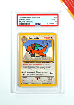 Pokemon PSA 9 Dragonite #5 Movie Promo Game 1999 English - Image 1