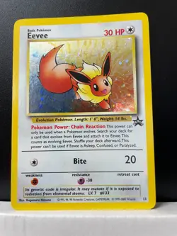 Pokemon Eevee JR Stamp Rally Black Star Promo #11 - Image 1