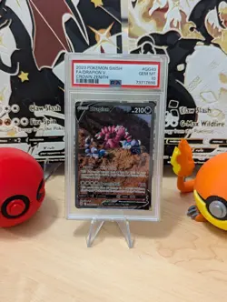 PSA 10 GEM MINT Drapion V GG49/GG70 Crown Zenith FULL ART Holo Pokemon Card - Image 1