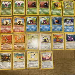 Huge Pokemon Vintage Non Holo Lot 1999 Fossil Jungle Base Set Rares - Image 3