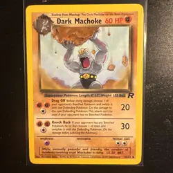 Pokemon TCG Dark Machoke Team Rocket Set 40/82 Regular - Image 1