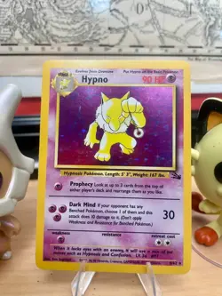 Pokemon Hypno Holo Fossil NM 8/62 - Image 1
