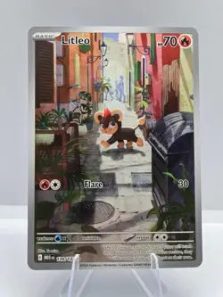 Litleo 139/132 Illustration Rare Mega Evolution Pokemon NM - Image 1