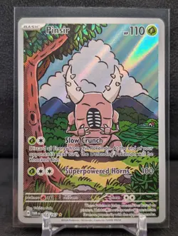 Pinsir 168/167 Pokemon Twilight Masquerade SV Illustration Rare Full Art NM - Image 1