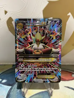 M Alakazam EX 118/124 Pokemon TCG XY Fates Collide Full Art MP - Image 1