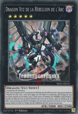 Yu-Gi-Oh! Dragon Xyz de la Rebellion de l'Arc : SR MP21-FR191 - Image 1