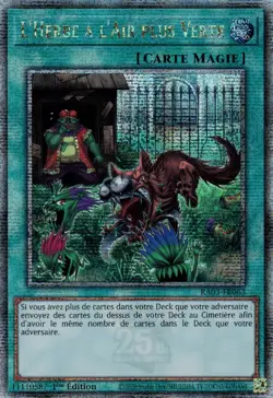 Yu Gi Oh ! L'Herbe a l'Air plus Verte RA03-FR063 QCSR en Francais - Image 1