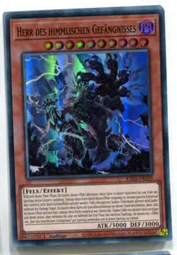 Yu-Gi-Oh! Herr des Himmlischen Gefangnisses Super Rare RA03-DE029 - Image 1