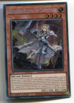 Yu-Gi-Oh! Dogmatika Ecclesia die Tugendhafte Secret Rare RA01-DE020 - Image 1