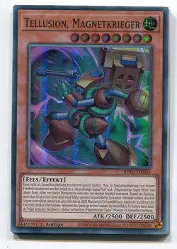 Yu-Gi-Oh! Tellusion Magnetkrieger Super Rare BPRO-DE004 - Image 1