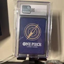 One Piece CCG Monkey.D.Luffy OP13-118 Carrying on His Will Secret Rare CGC 8 - Image 2