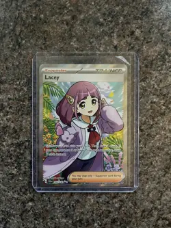 Pokemon TCG Card Lacey 166/142 S&V Stellar Crown Ultra Rare Full Art - NM - Image 1