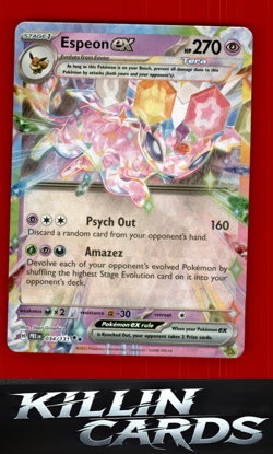 Espeon ex - 034/131 034/131 Pokemon Double Rare SV: Prismatic Evolutions Card NM - Image 1
