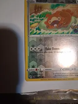 (See Desc) Bidoof And Numel Peel Away Ditto Card From Pokemon Go Set - Image 5