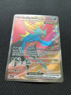 Roaring Moon EX (229/182) - SV04: Paradox Rift - Holo Rare Pokemon Card - NM - Image 3