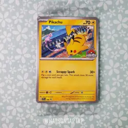 Pokemon Card Pikachu SVP 190 Black Star Promo World Championships 2024 Sealed - Image 1