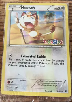 Meowth - (Toys R Us Promo) 053/083 Miscellaneous Cards & Products Holo Sealed - Image 1