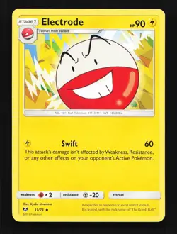 Electrode 31/73 LP Shining Legends English Pokemon Card TCG - Image 1