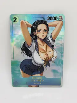One Piece Goddess Boa Hancock Beauty #21 DIY Doujin Kawaii Art Holo Card - Image 1