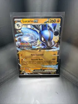 Stamped Lucario ex 051/131 - Pokemon Prismatic Evolutions Card - NM - Image 1