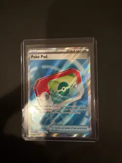 Poke Pad Trainer Item Foil Card Pokemon PERFECT ORDER - Image 1