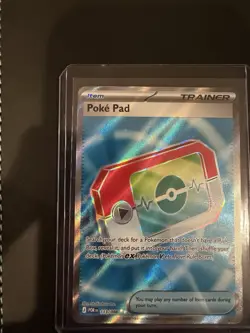 Poke Pad Trainer Item Foil Card Pokemon PERFECT ORDER - Image 4